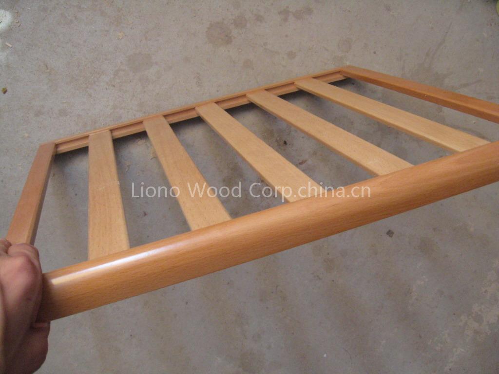 beech wood wine shelf