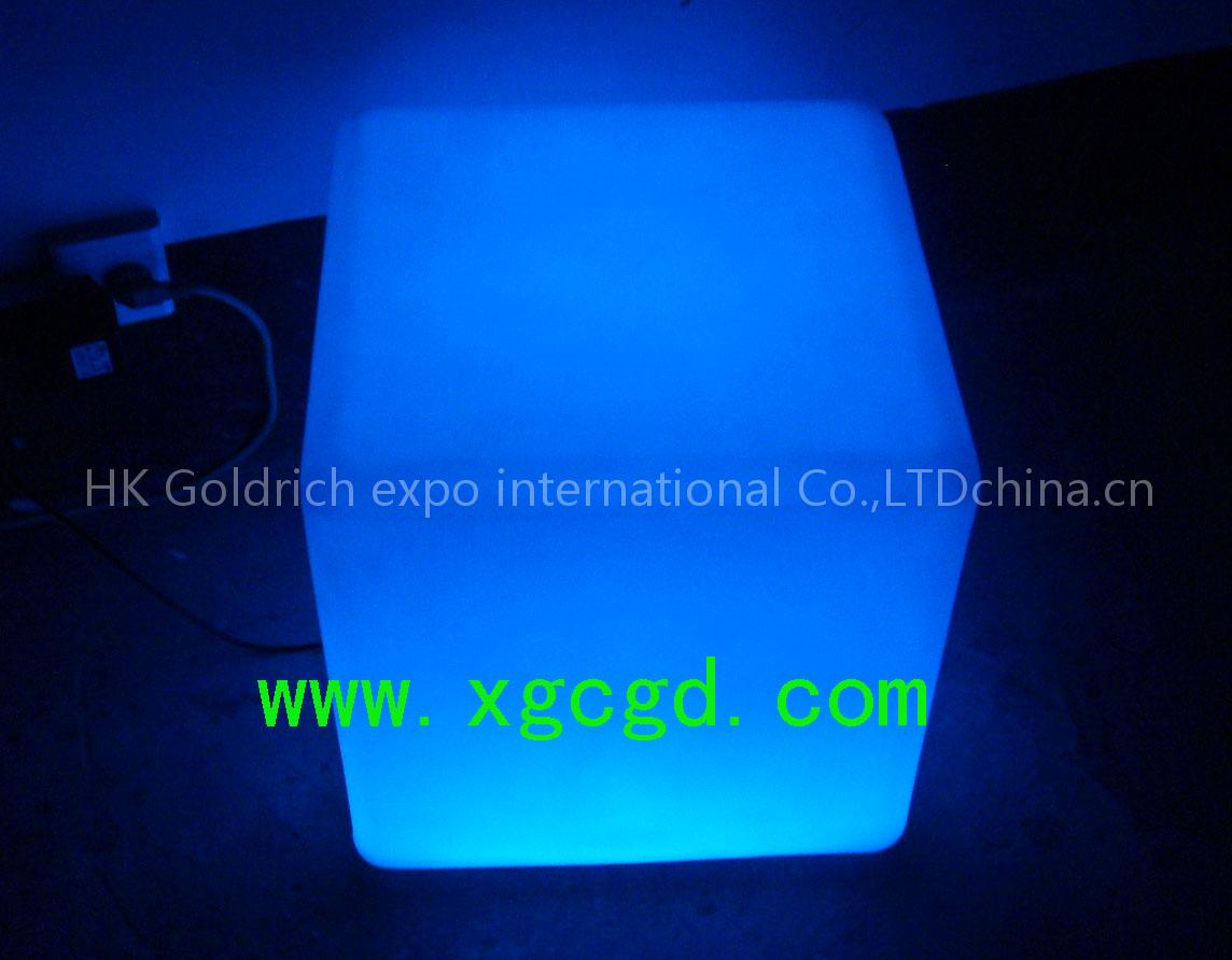 LED CUBE STOOL/LUMINOUS CUBE STOOL/LED FURNITURE