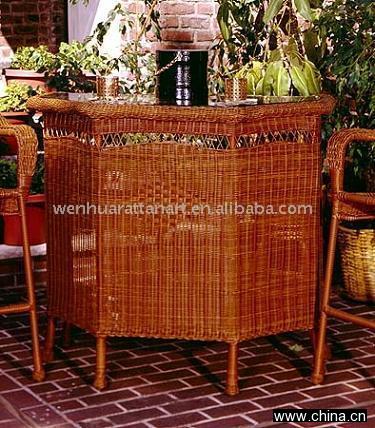 Rattan Bar Counter