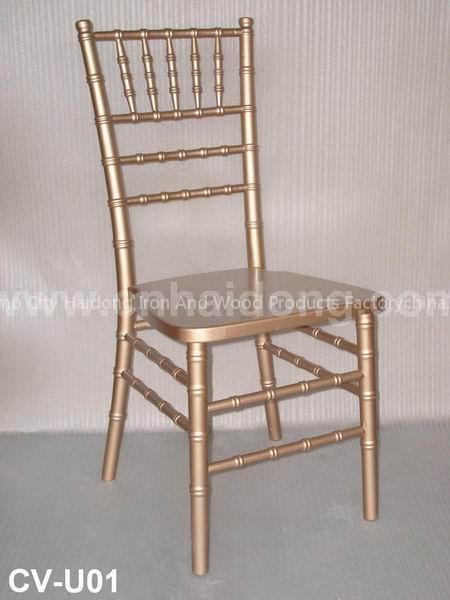 gold chivari chair
