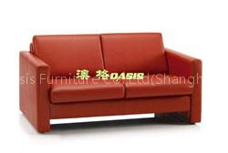 shanghai two seat leather hotel sofas