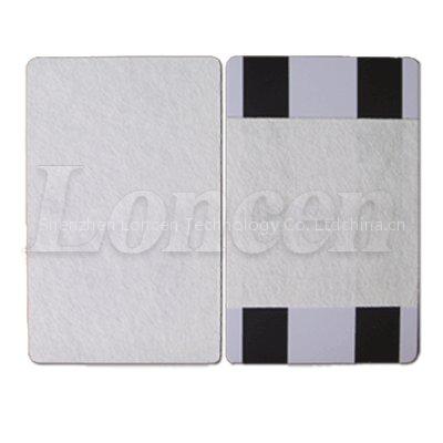 ATM encoded cleaning card