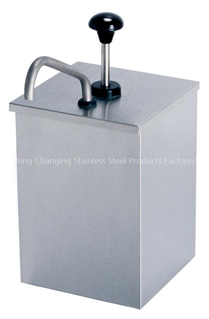 stainless steel condiment dispenser