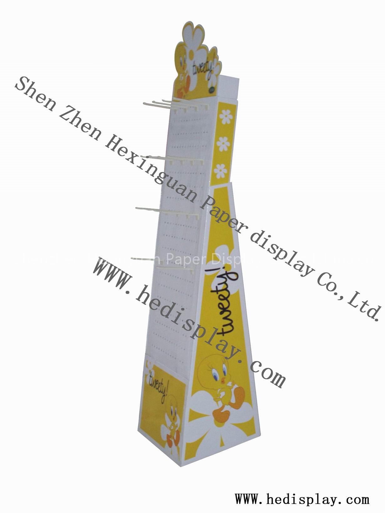 floor display , cardboard display , display hooks