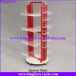 KingKara 2 Sides Revolving Display Stand