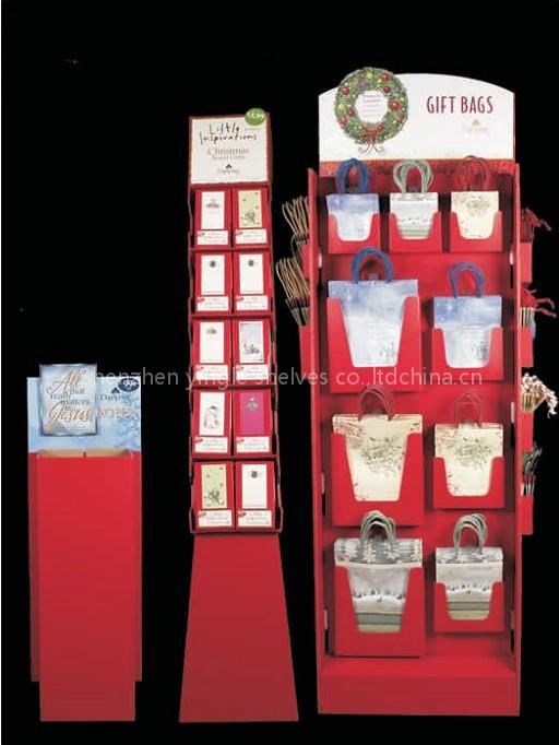 gift bags floor display stand