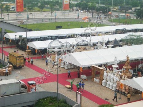 span 20m exhibition tent