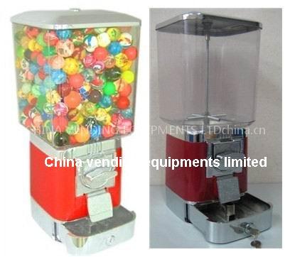 Square Gumball/Candy Machine W/Cashdrawer