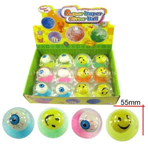 Bouncing ball,glitter ball