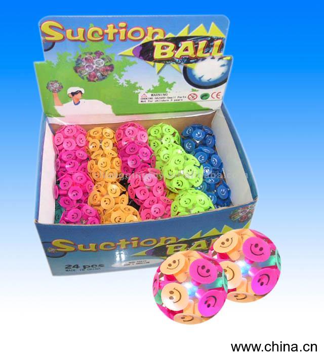 Flashing Smile Suction Ball