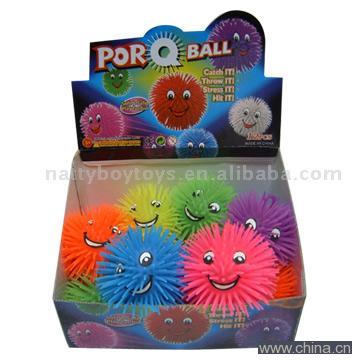 Light Up Smile Balloon Balls