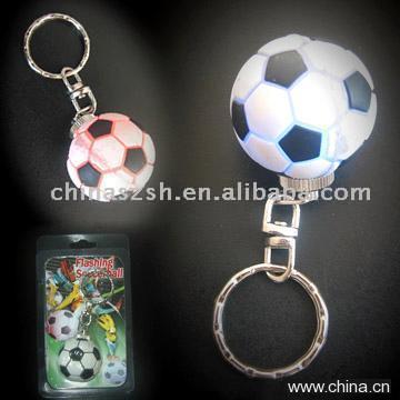 Flashing Ball Key Chains