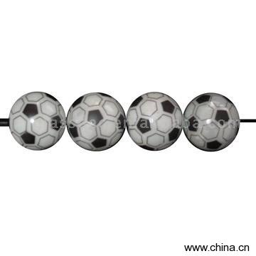 Printing Glass Marble (Soccer)