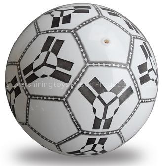 single color PVC printed football