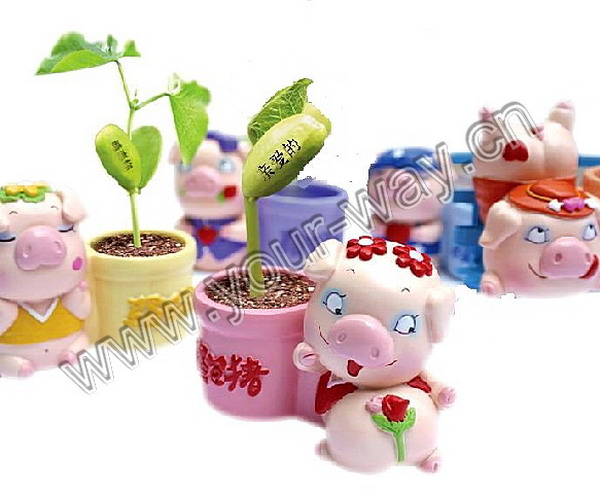Funny Pig Magic Bean,magic Egg,mini Plant