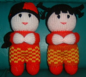 Indonesia Knitted Dolls