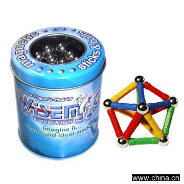 Magnetic Sticks and Balls (Steel Box Packing)