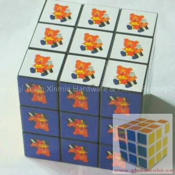 puzzle cube (3row 6x6x6cm)plastic magic puzzle4