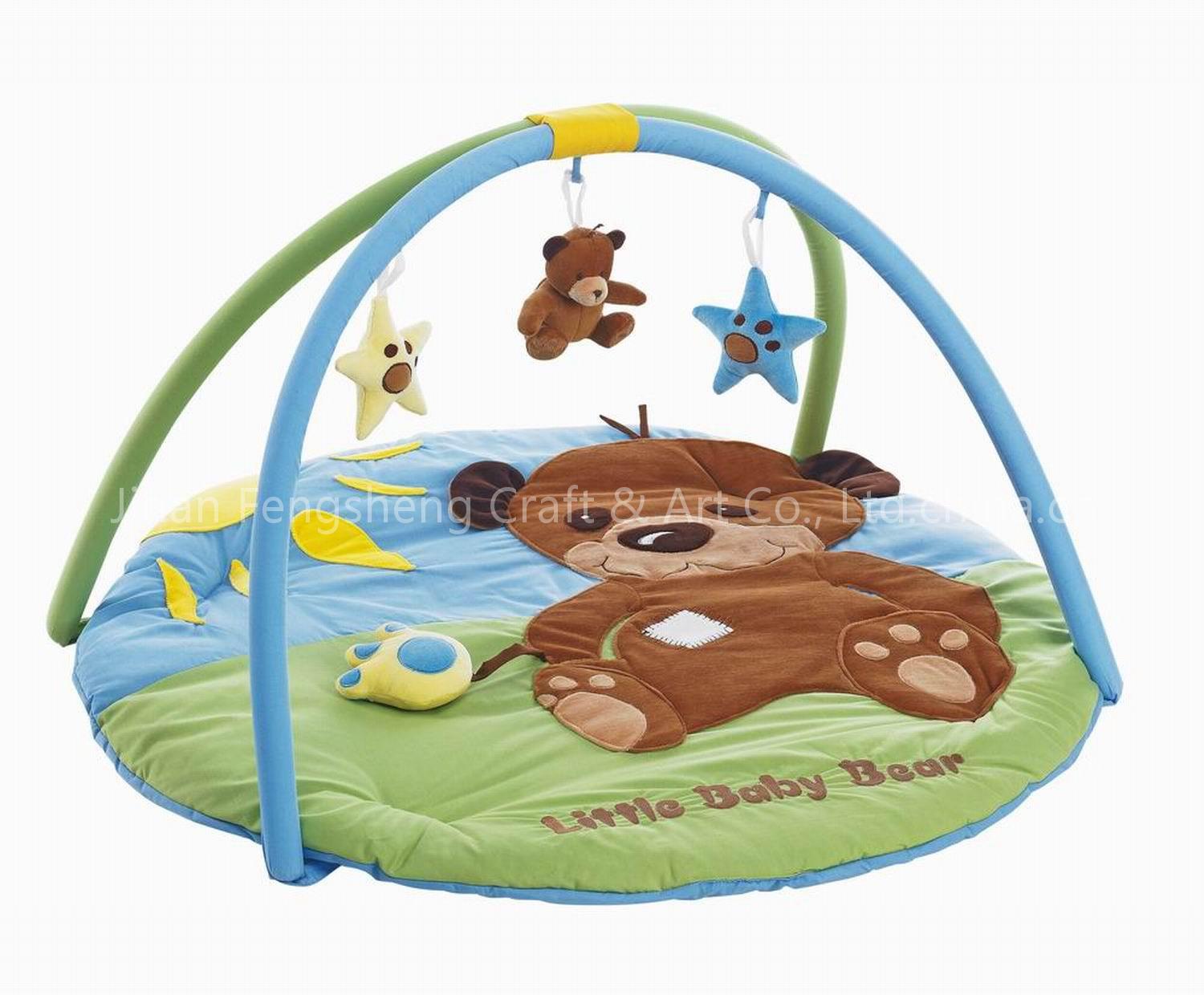 Little bear baby play mat,soft toys fot children