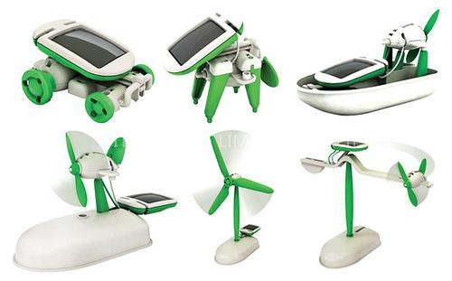 Educational 6 in 1 Solar Manual Assemble Toy Kits DIY