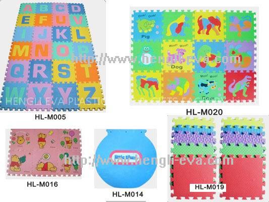 EVA Wall Hanger/ Eva Chequer Games/EVA Swimming Board / EVA Yoga Brick / EVA Baseball/ EVA Floor Puzzle / EVA Mat / EVA 3D Puzzle / EVA Games