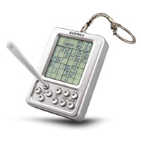 mini sudoku game player with keychain