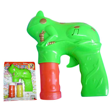 Frog Automatic Musical Bubble Gun