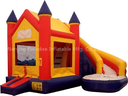Inflatable Castle Combo with curve slide