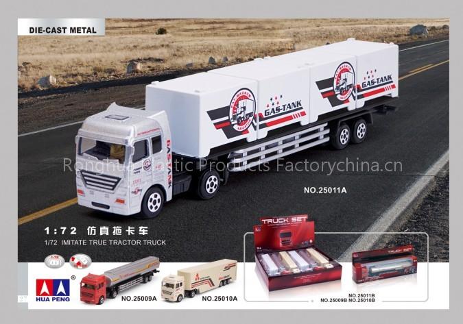 1:72 diecast truck model toy