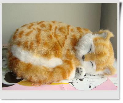 sleeping dog&cat withbreathing action1