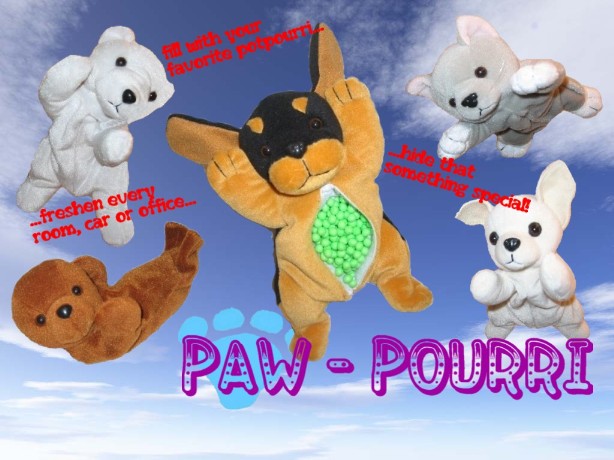 United States Paw-Pourri Plush Animals