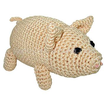 Crocheted Pig