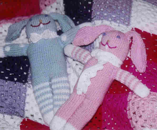 Bangladesh Hand Knitted Toy Bunnies