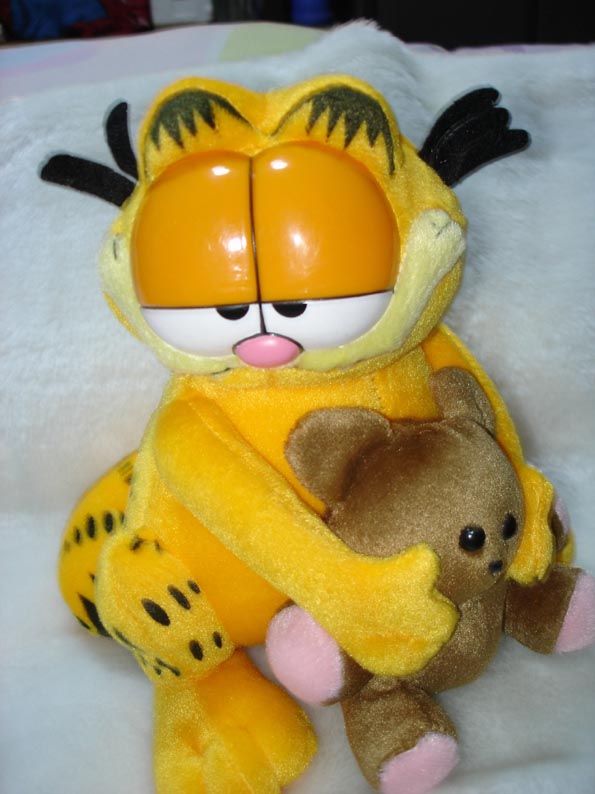 France Garfield With Bear