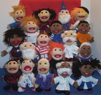 United States Character Finger Puppets