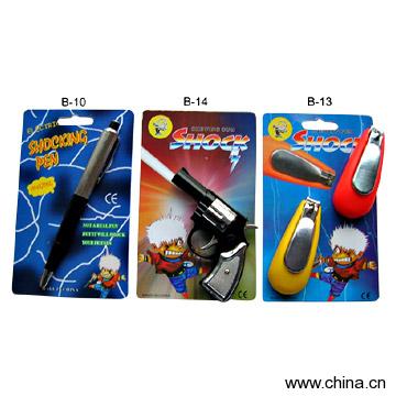 Shock Nail Clippers, Pen and Gun