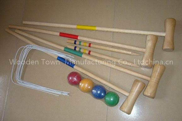 Wooden Garden Game- Croquet-0016