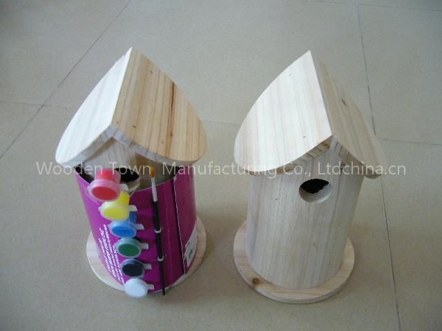 Wooden DIY Bird house-0002