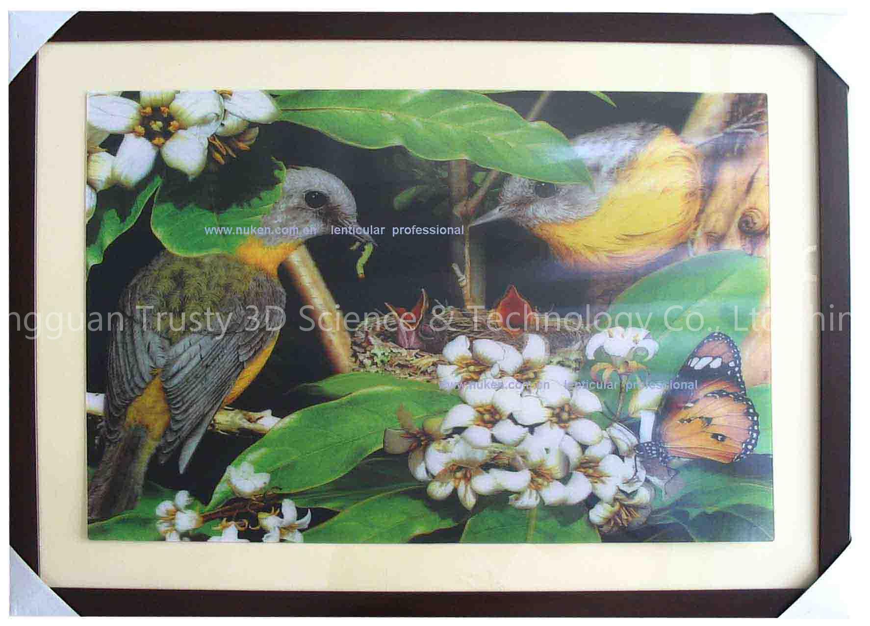 3D lenticular Stereotropic decoration picture