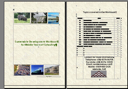 Australia Book About The Environment And People