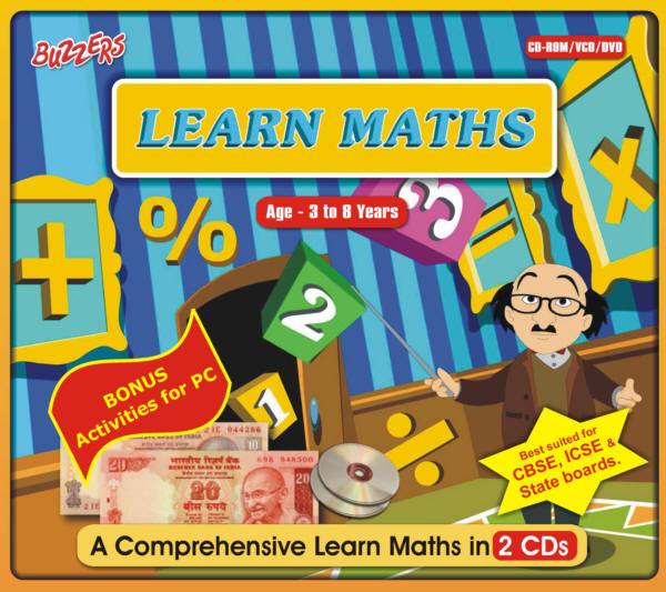 India Learn Math Educational CDs