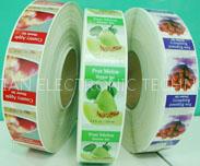 Fruit sticker--printing label manufacturer