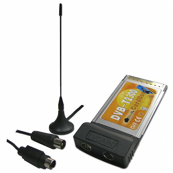 Hong Kong PCMCIA Cardbus DVB-T / Analog TV Card With Philips Chips
