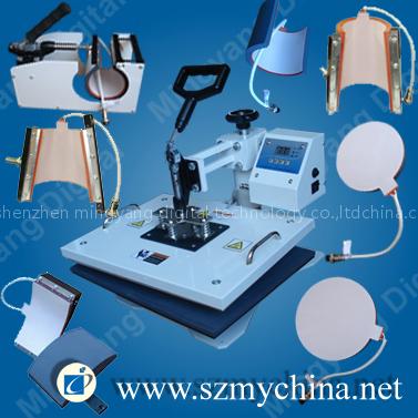 combo digital heat press machine 8 in 1