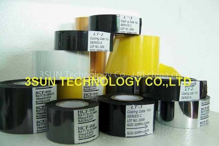 hot stamping coding foils