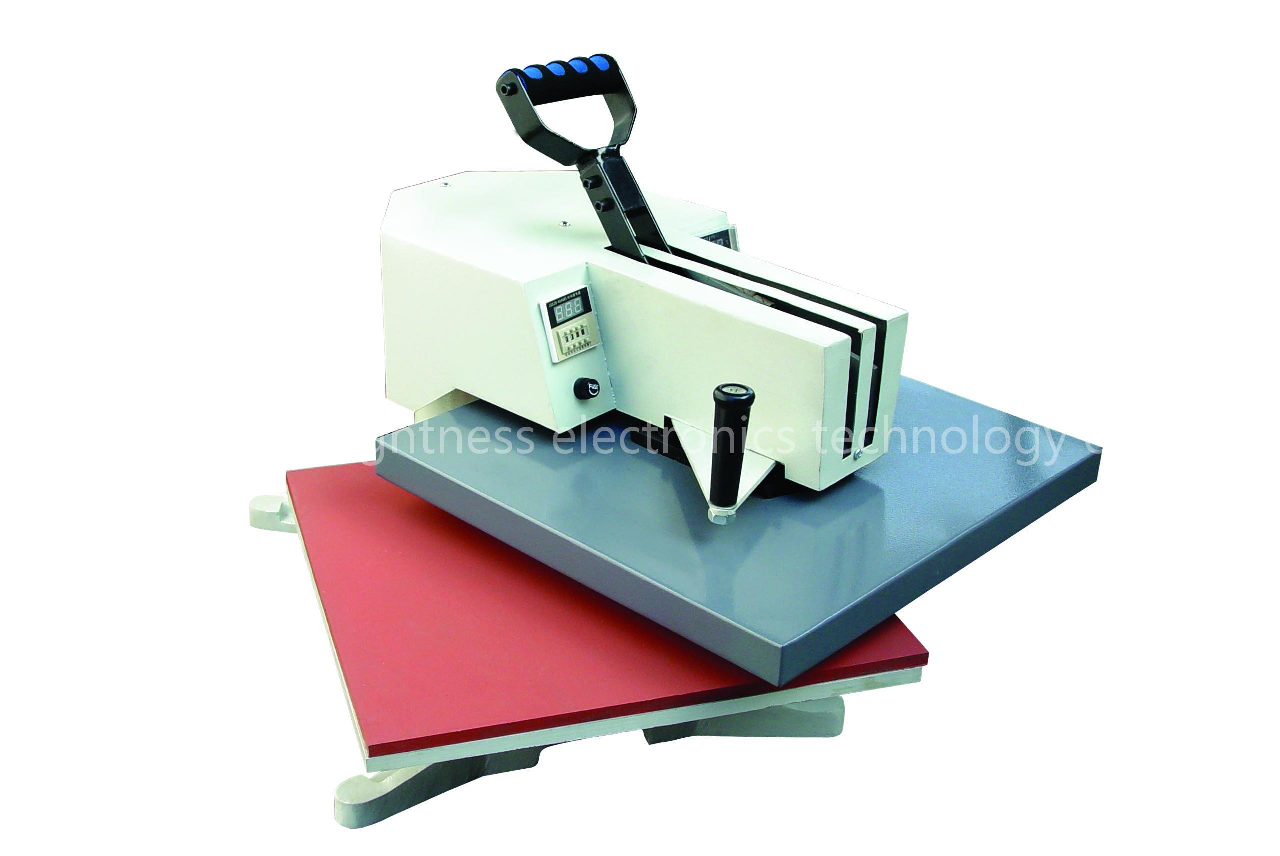 Shaking the head heat press machine