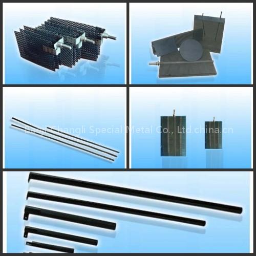 DSA titanium anode for sodium hypochlorite generator
