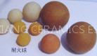 Refractory balls
