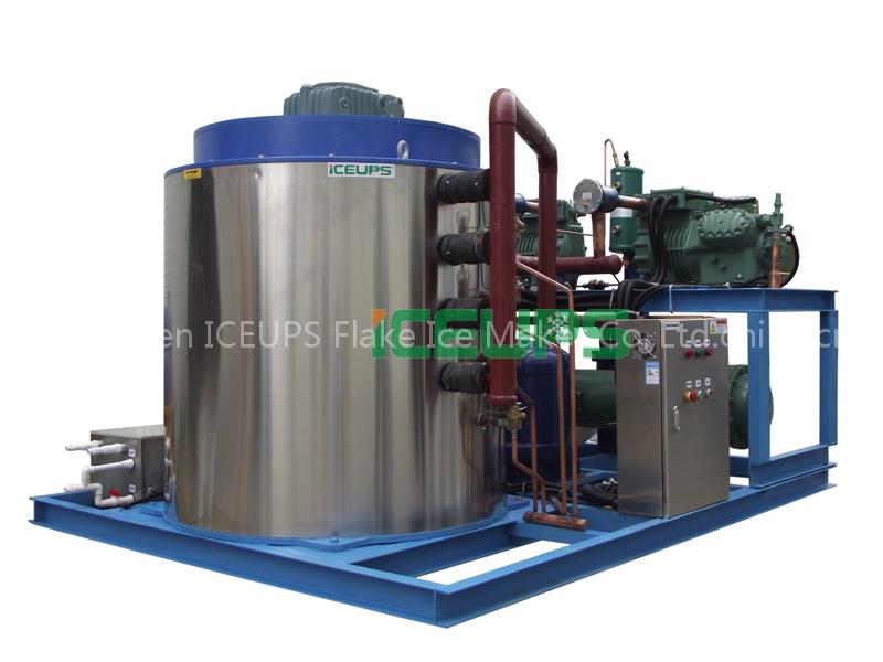 Large flake ice machine
