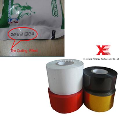 Date Black 35mm*100m Coding Foil for printing dates and batch nubmers